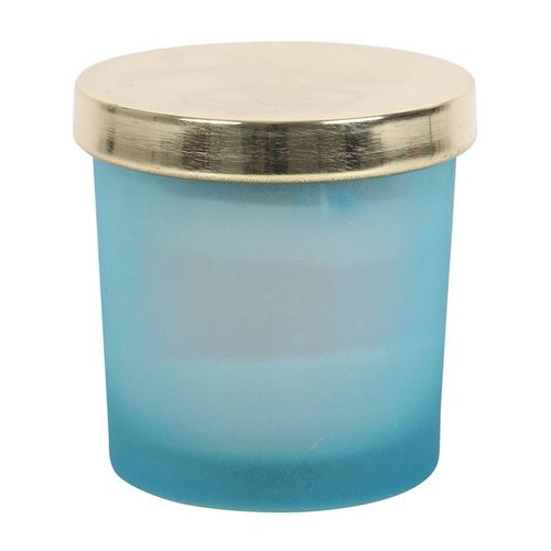 Throat Chakra Blueberry Fragranced Sodalite Candle