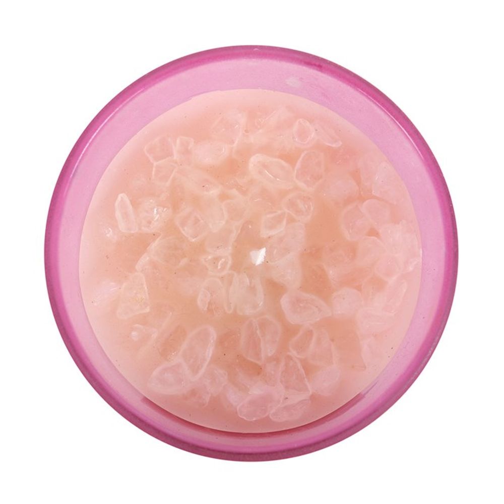 Crown Chakra Crystal Chip Candle - Blackberry