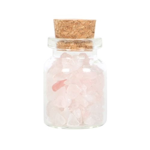 Jar of Love Rose Quartz Crystal in a Matchbox