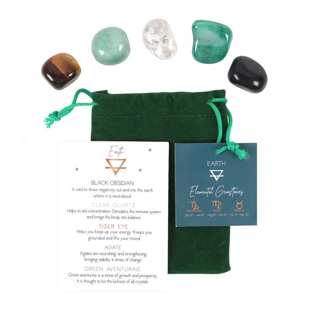 Earth Element Tumble Gemstone Set