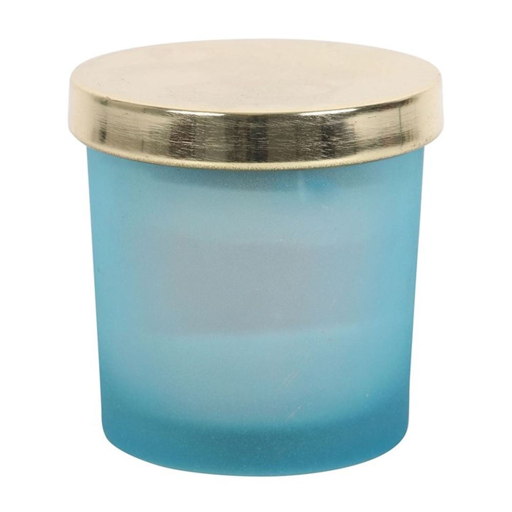 Throat Chakra Blueberry Fragranced Sodalite Candle