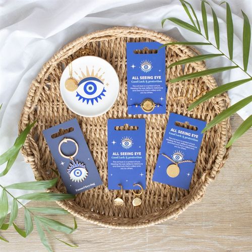 All Seeing Eye Necklace & Dish Gift