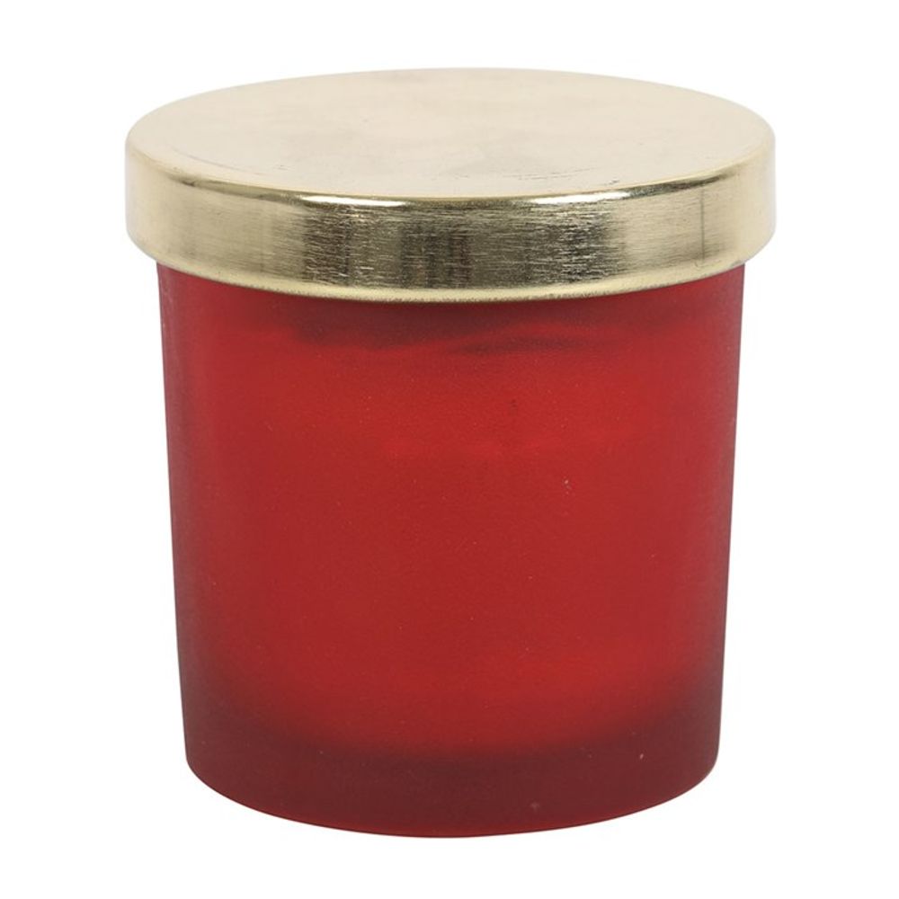 Root Chakra Crystal Chip Candle - Strawberry