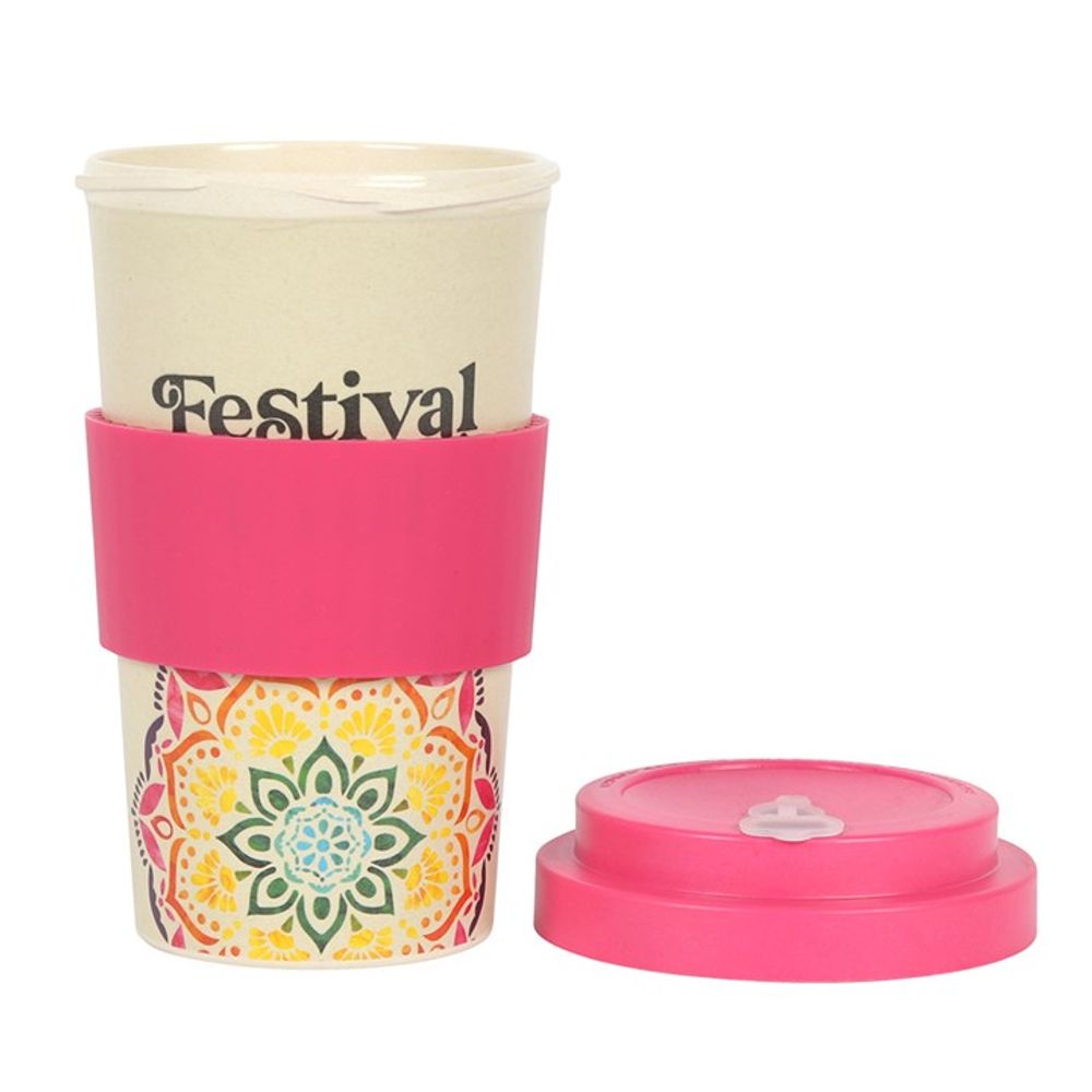 Festival Fuel Mandala Bamboo Eco Travel Mug