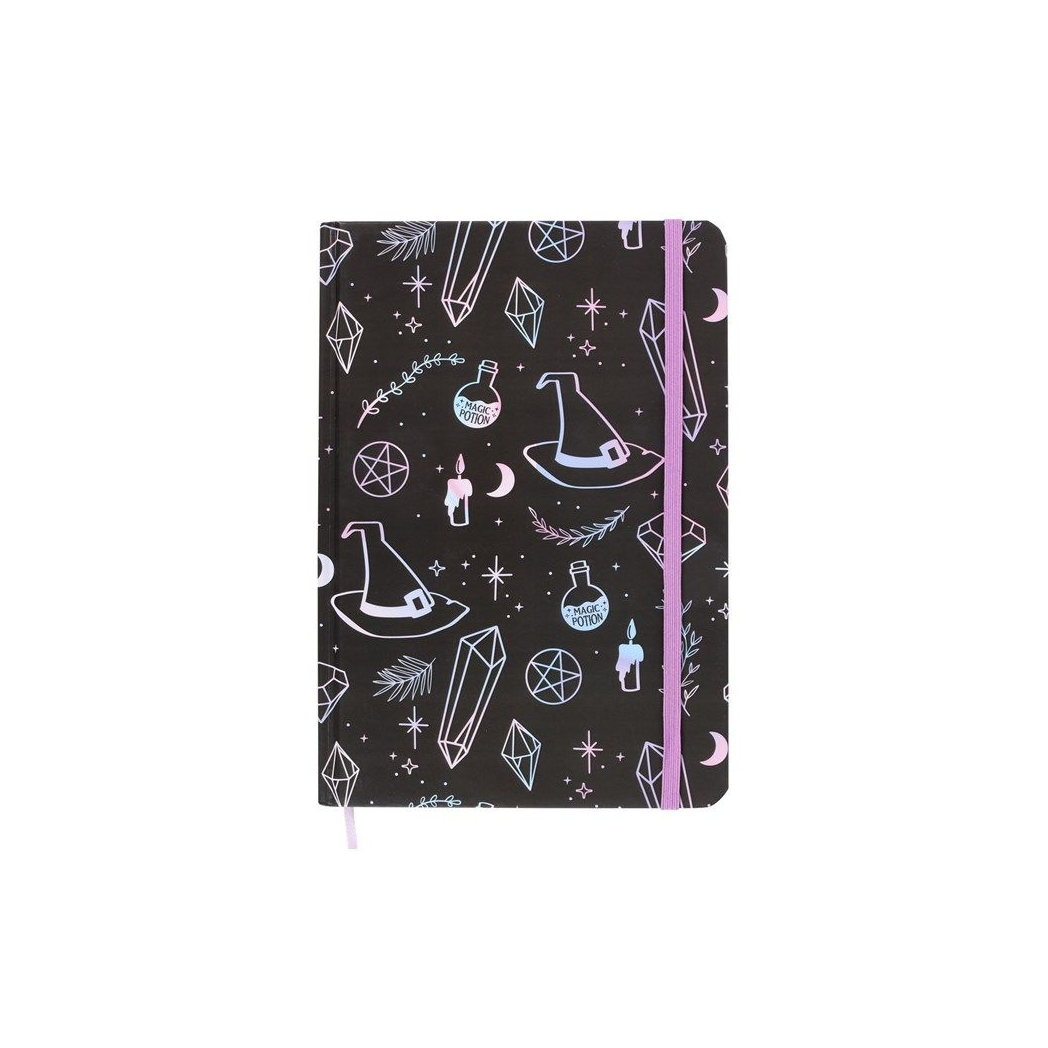 Crystal Witch Print A5 Notebook