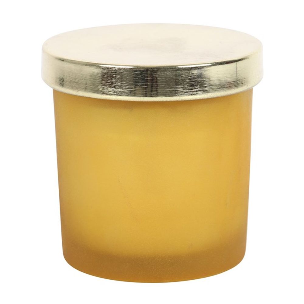 Solar Plexus Chakra Crystal Chip Candle -  Lemon