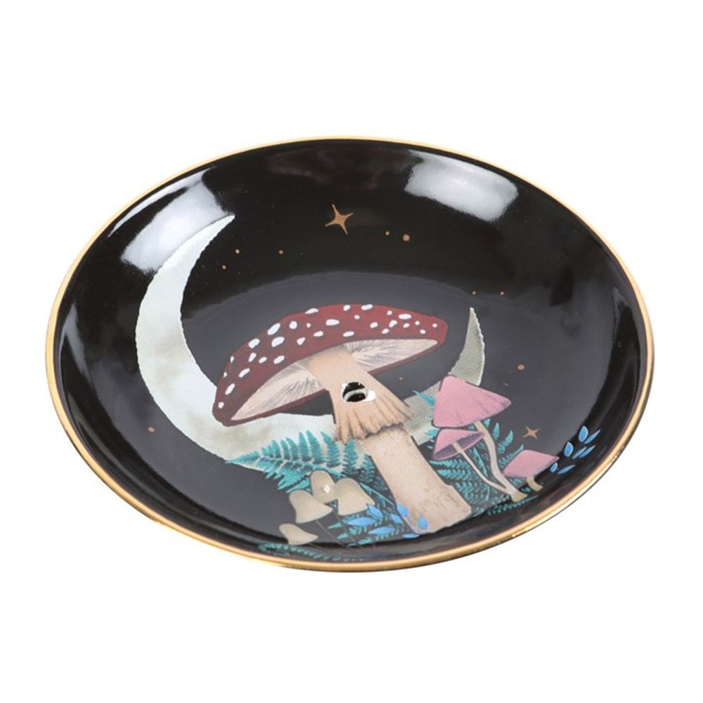 Forest Mushroom Ceramic Incense Plate