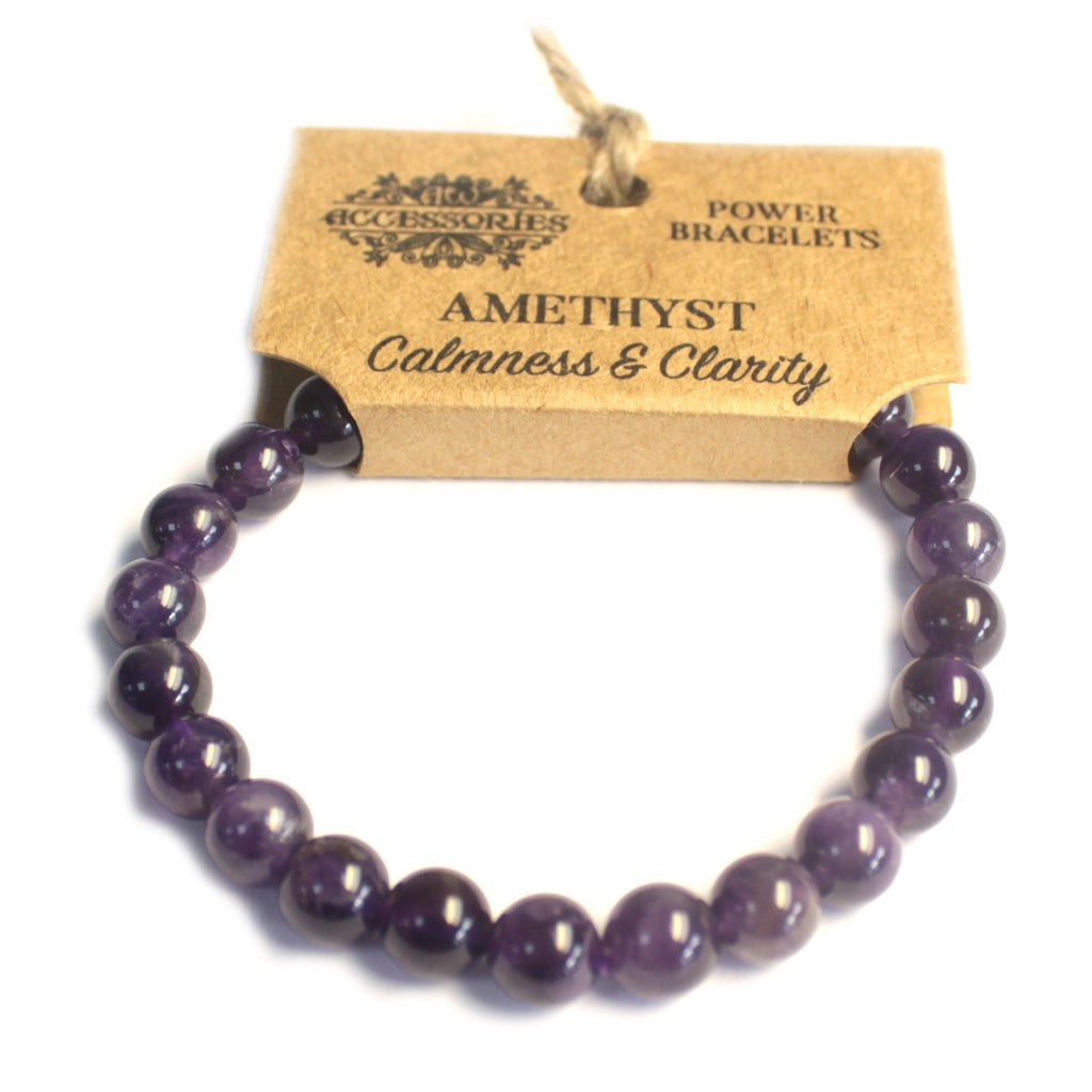 Power Bracelet - Calmness & Clarity (Amethyst)