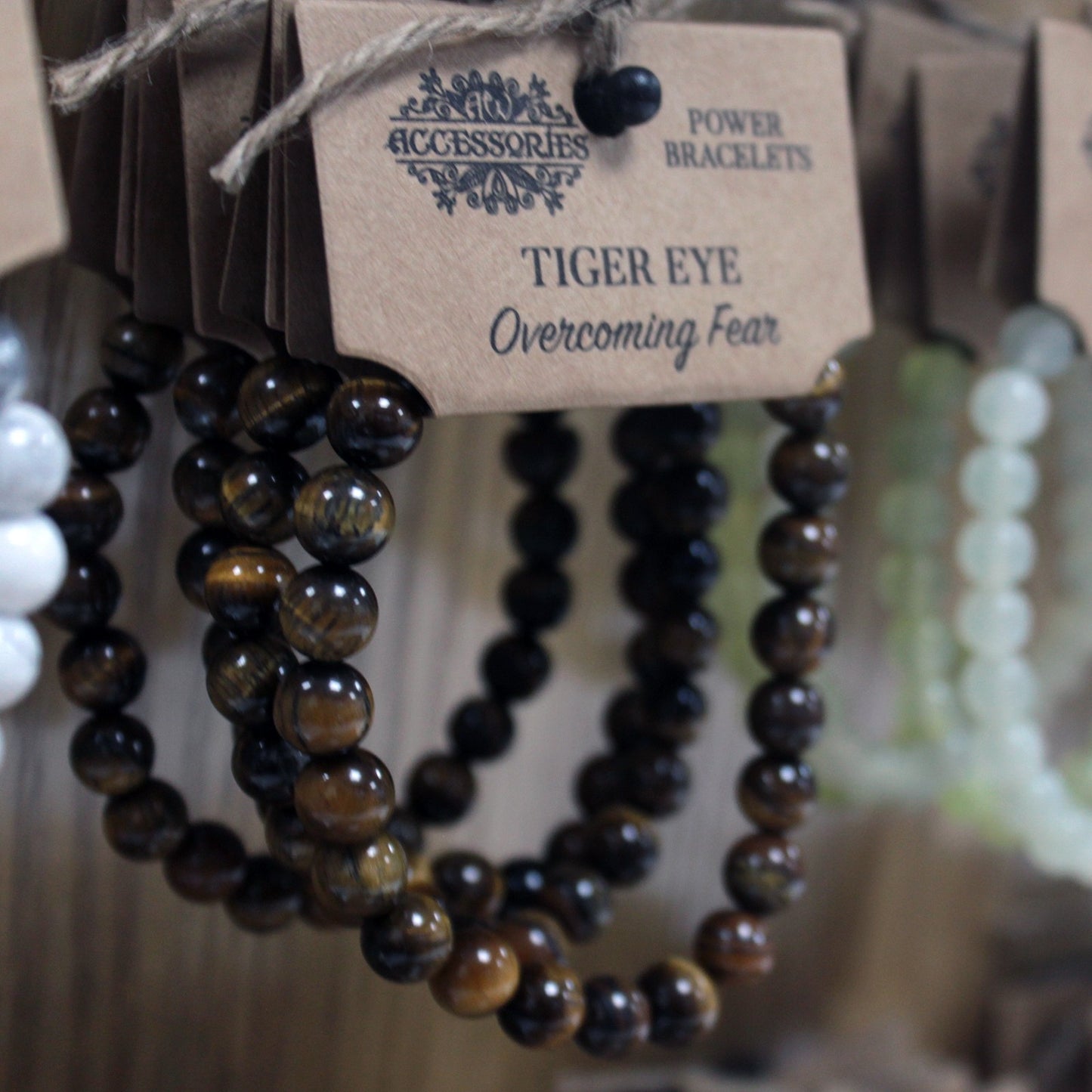 Power Bracelet - Overcoming Fear (Tiger Eye)