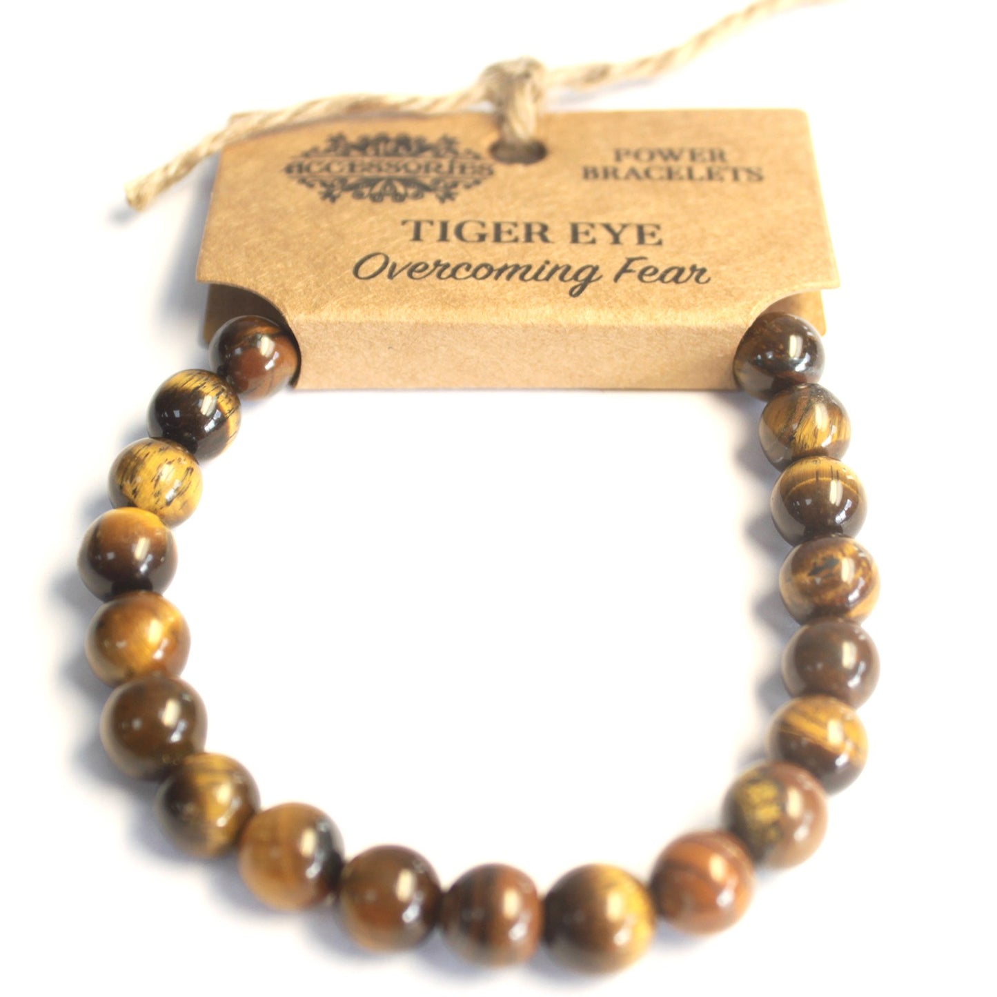 Power Bracelet - Overcoming Fear (Tiger Eye)