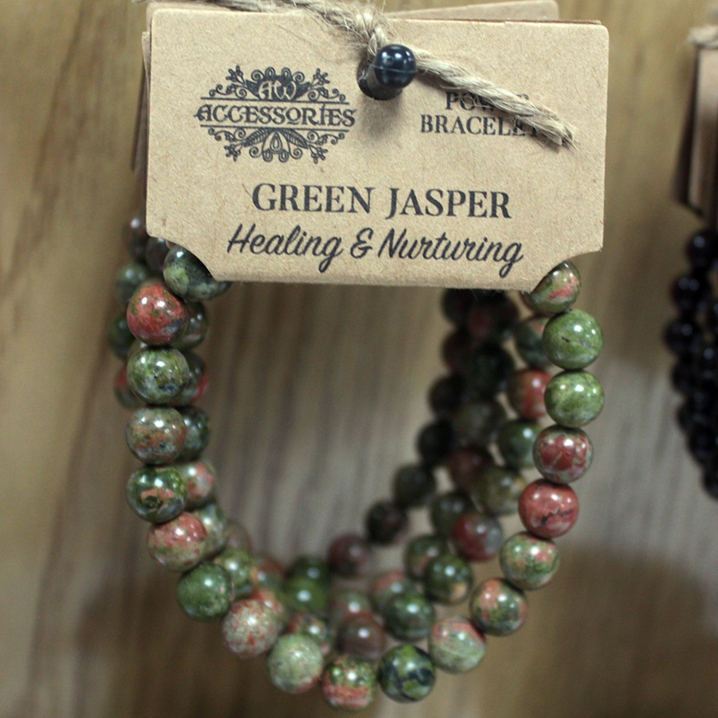 Power Bracelet - Healing & Nurturing (Green Jasper)