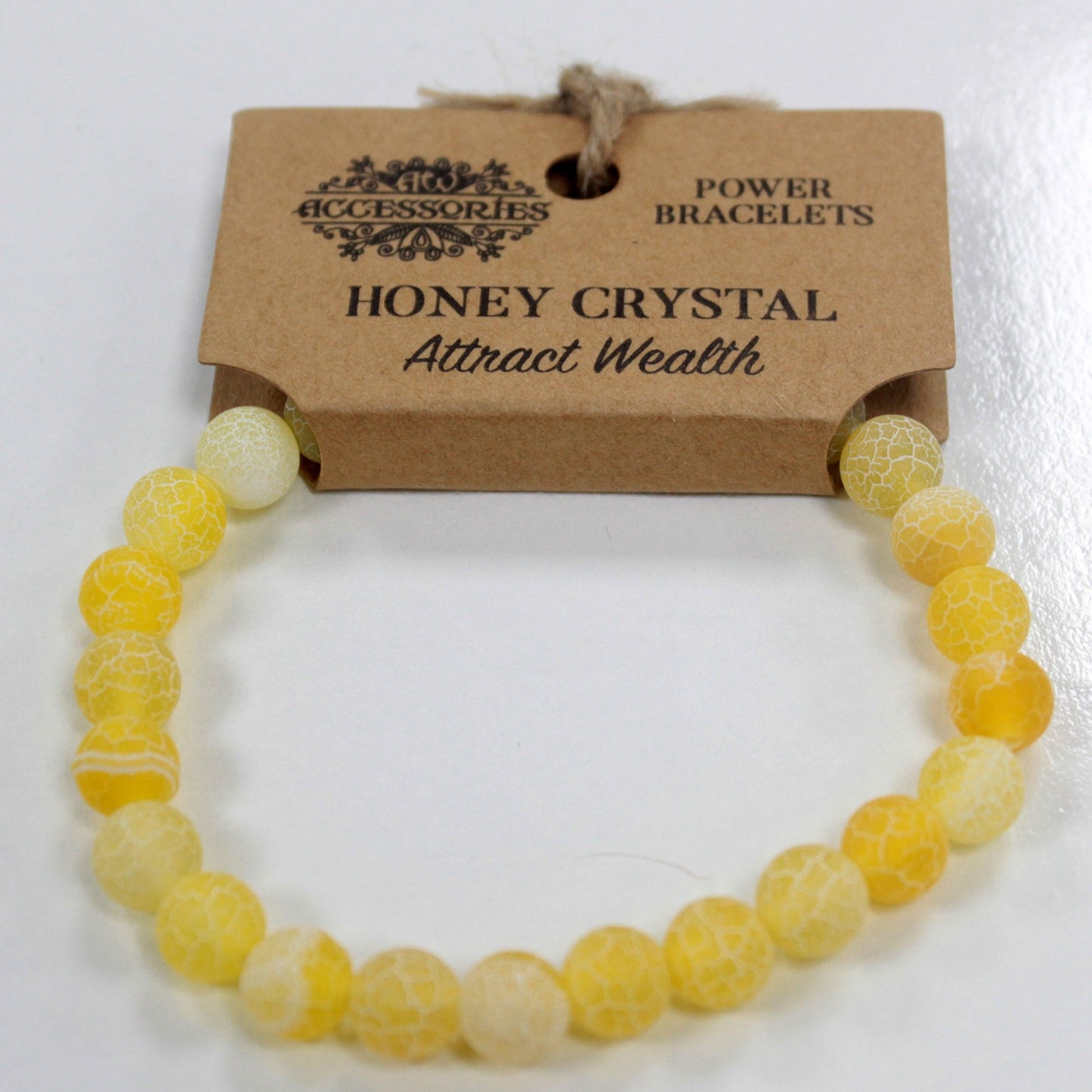 Power Bracelet - Attract Wealth (Honey Calcite)