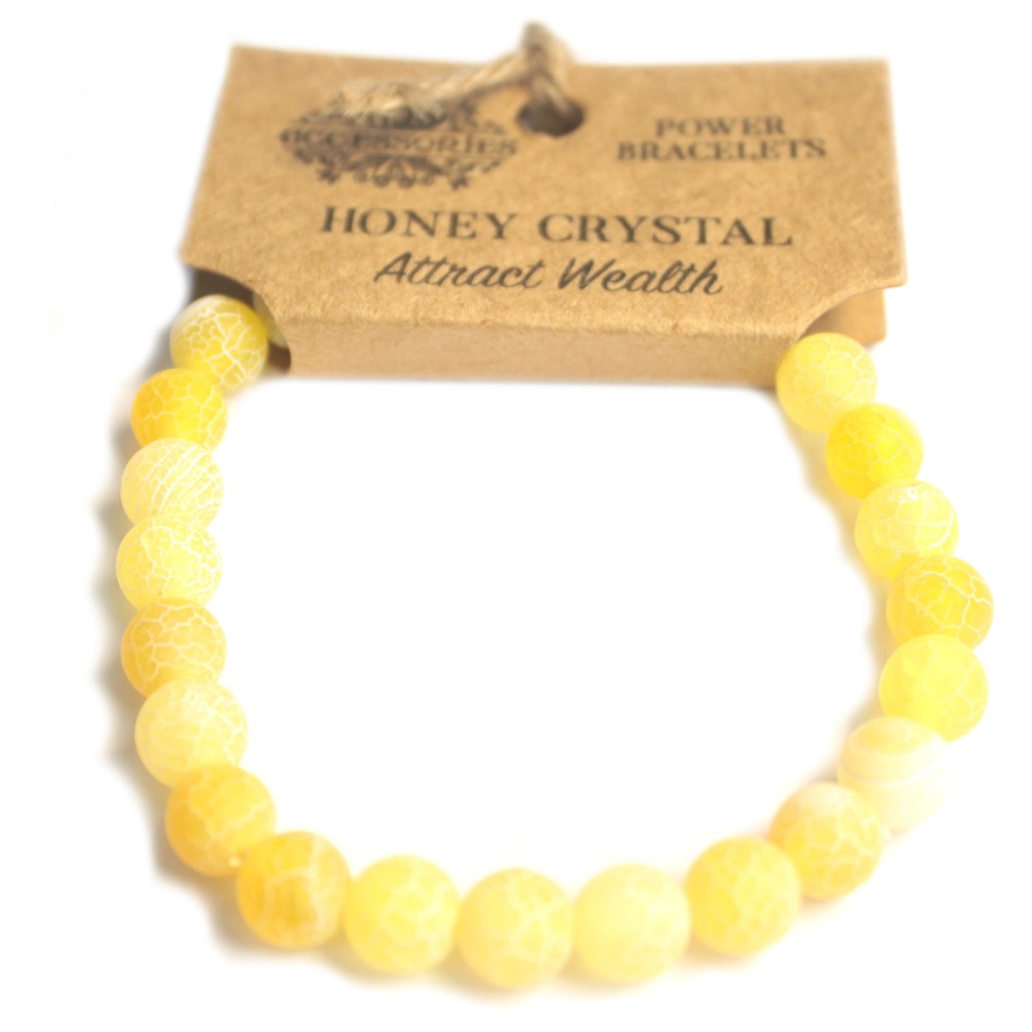 Power Bracelet - Attract Wealth (Honey Calcite)