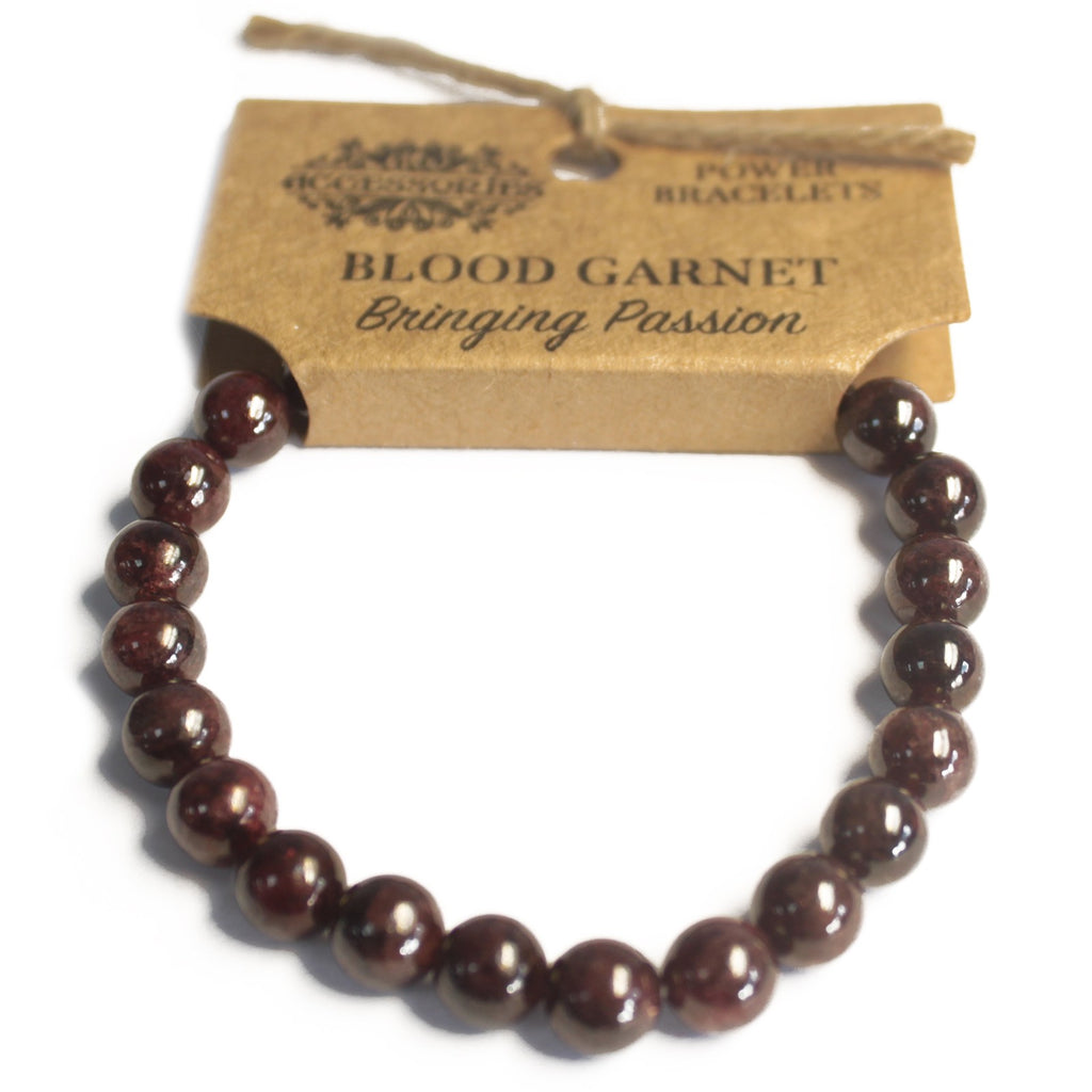 Power Bracelet - Bringing Passion (Blood Garnet)