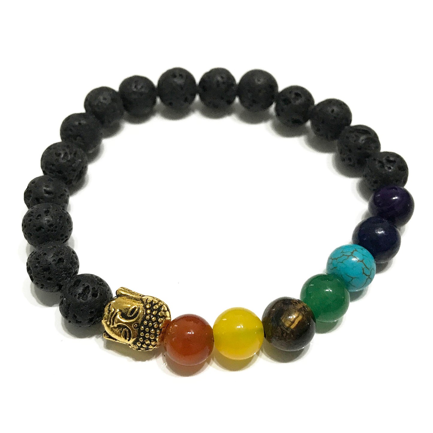 Lava Stone Diffuser Bracelet - Chakra