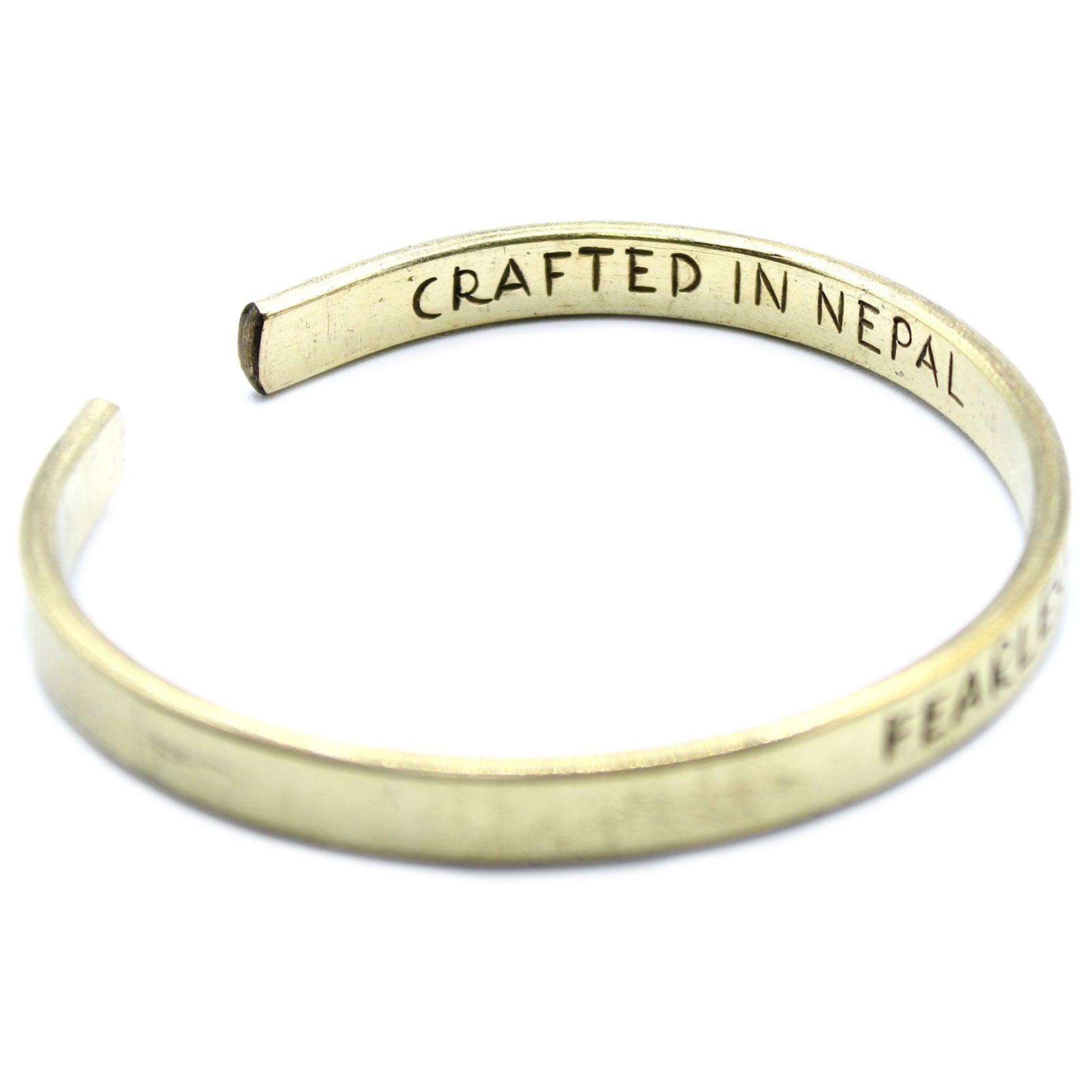 Inspiration Bangle - Brass or Copper
