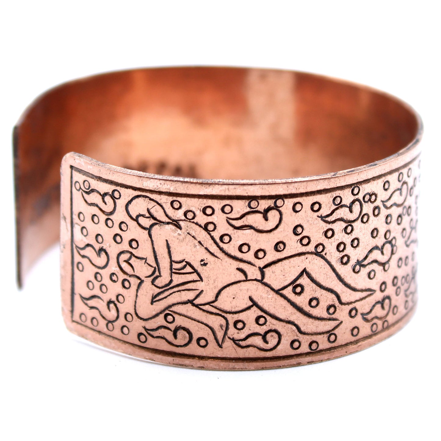 Copper Tibetan Bangle - Kamasutra