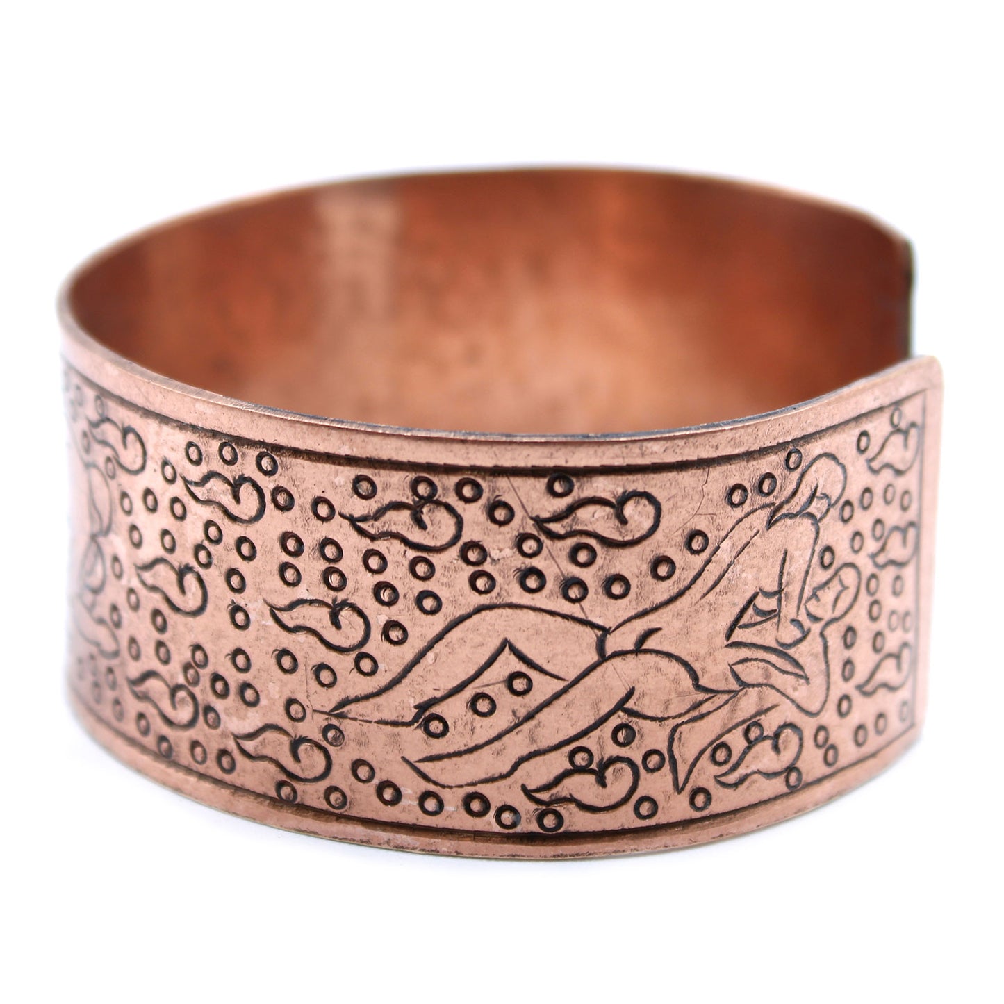 Copper Tibetan Bangle - Kamasutra