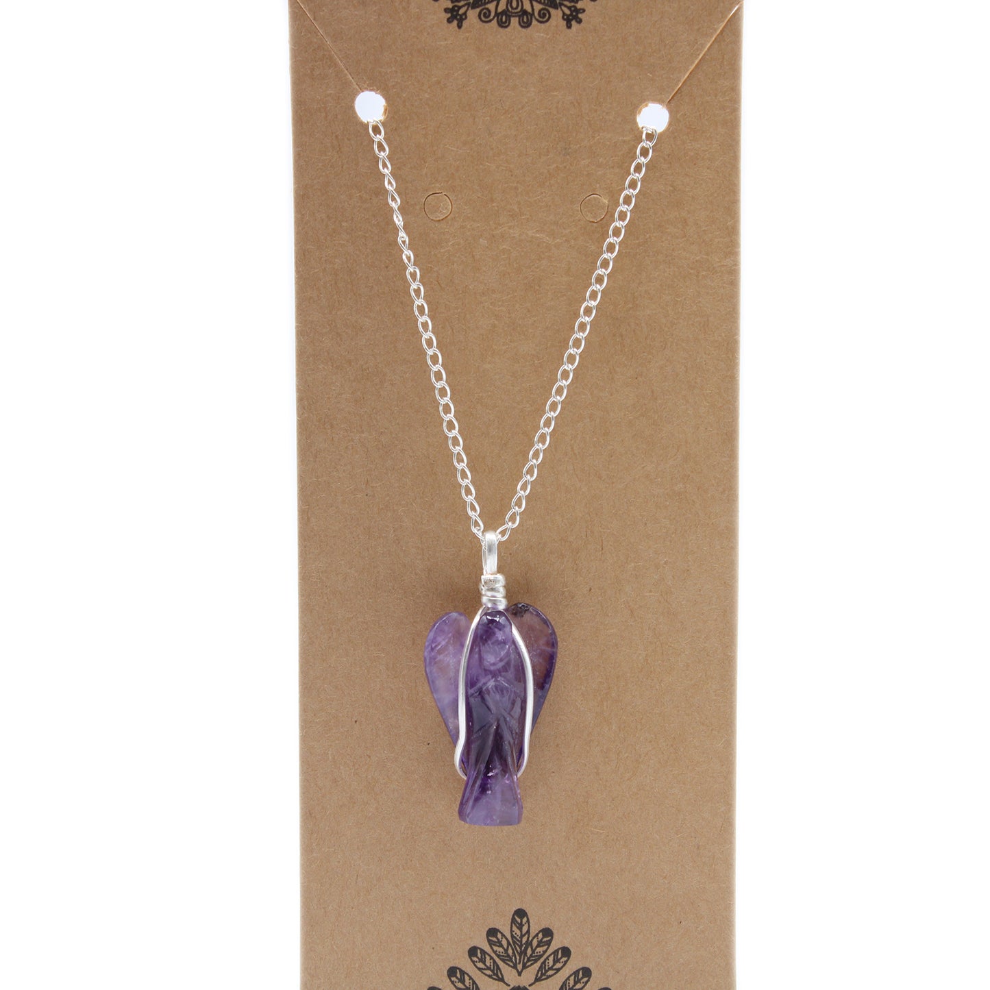 Guardian Angel Gemstone Pendant - Amethyst