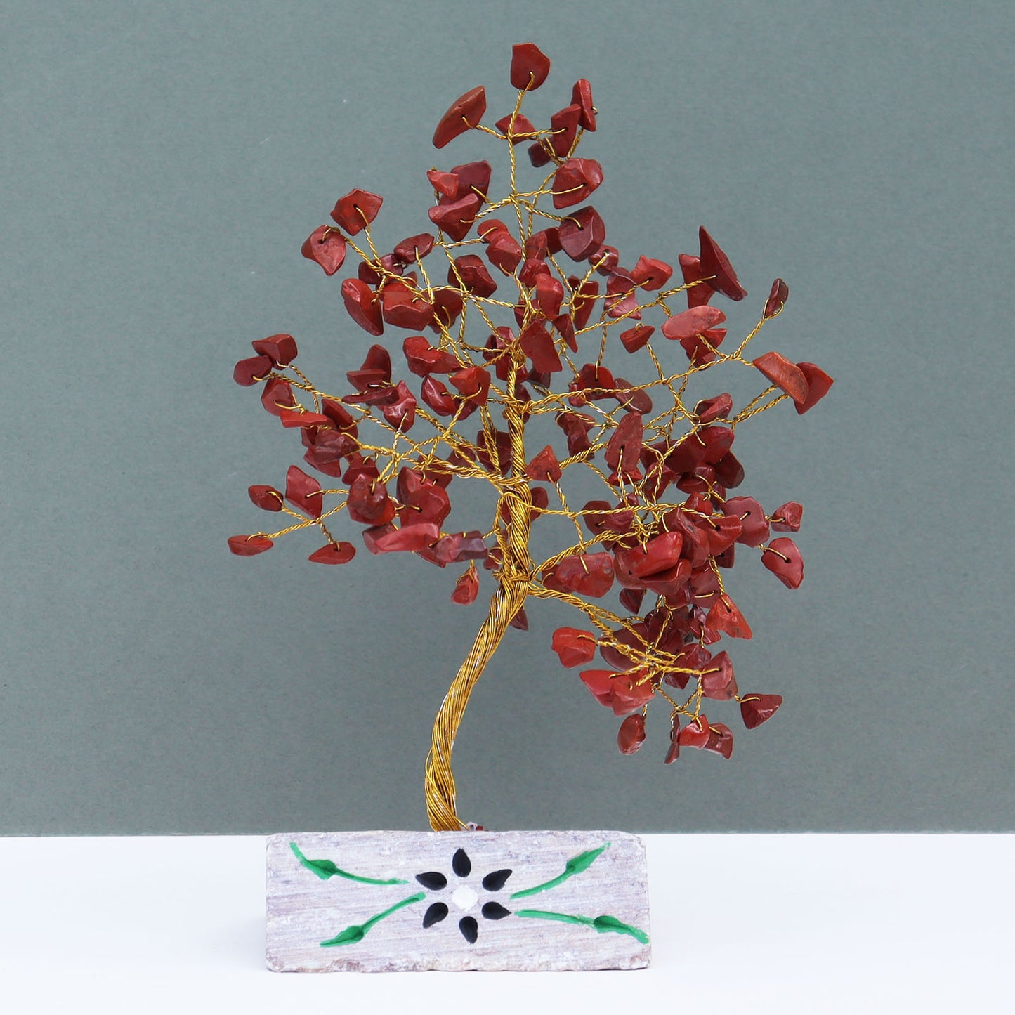 Crystal Gem Tree - Red Jasper - 160 Stone