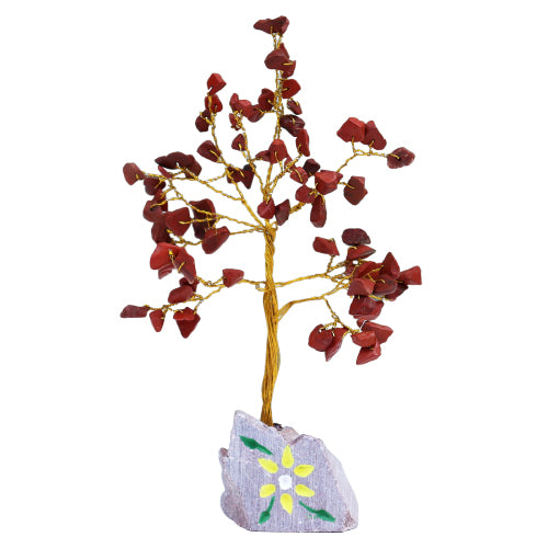 Crystal Gem Tree - Red Jasper - 80 Stone