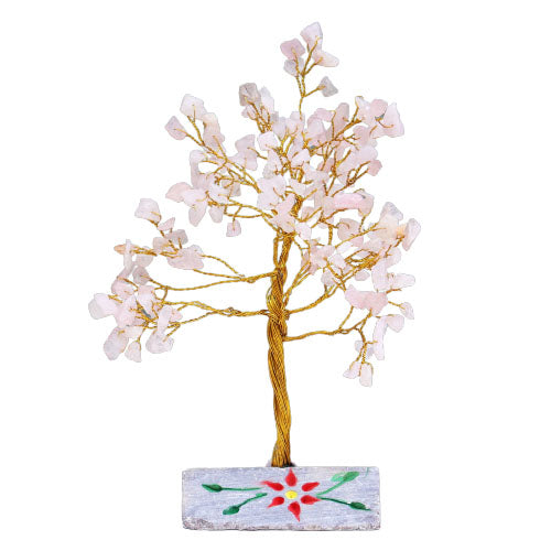 Crystal Gem Tree - Rose Quartz - 160 Stone