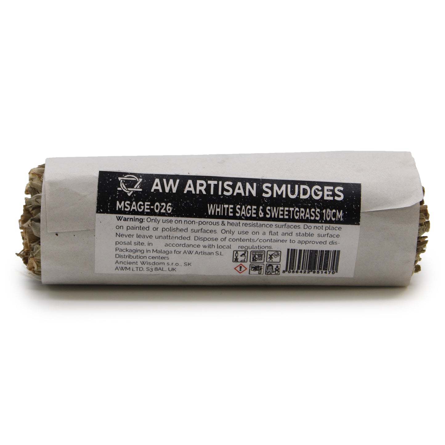 Smudge Stick - White Sage & Sweetgrass 10cm