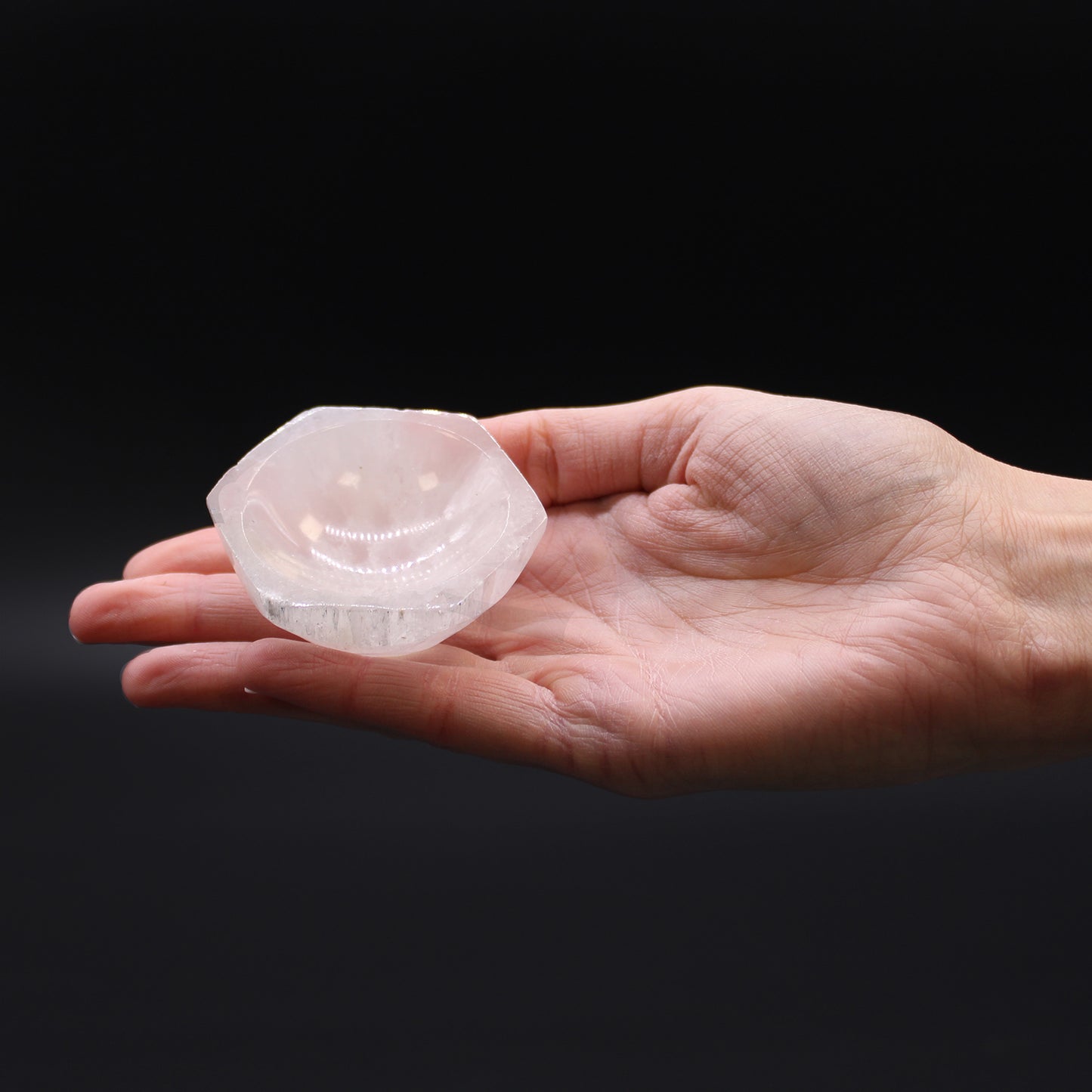 Selenite Hexagon Bowl - 6cm