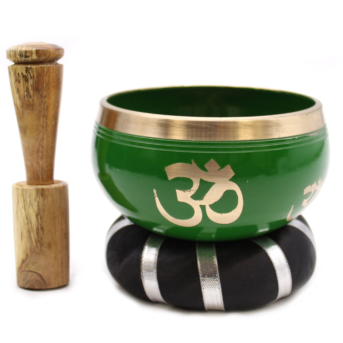 Tree of Life Singing Bowl Set - Green 10.7cm