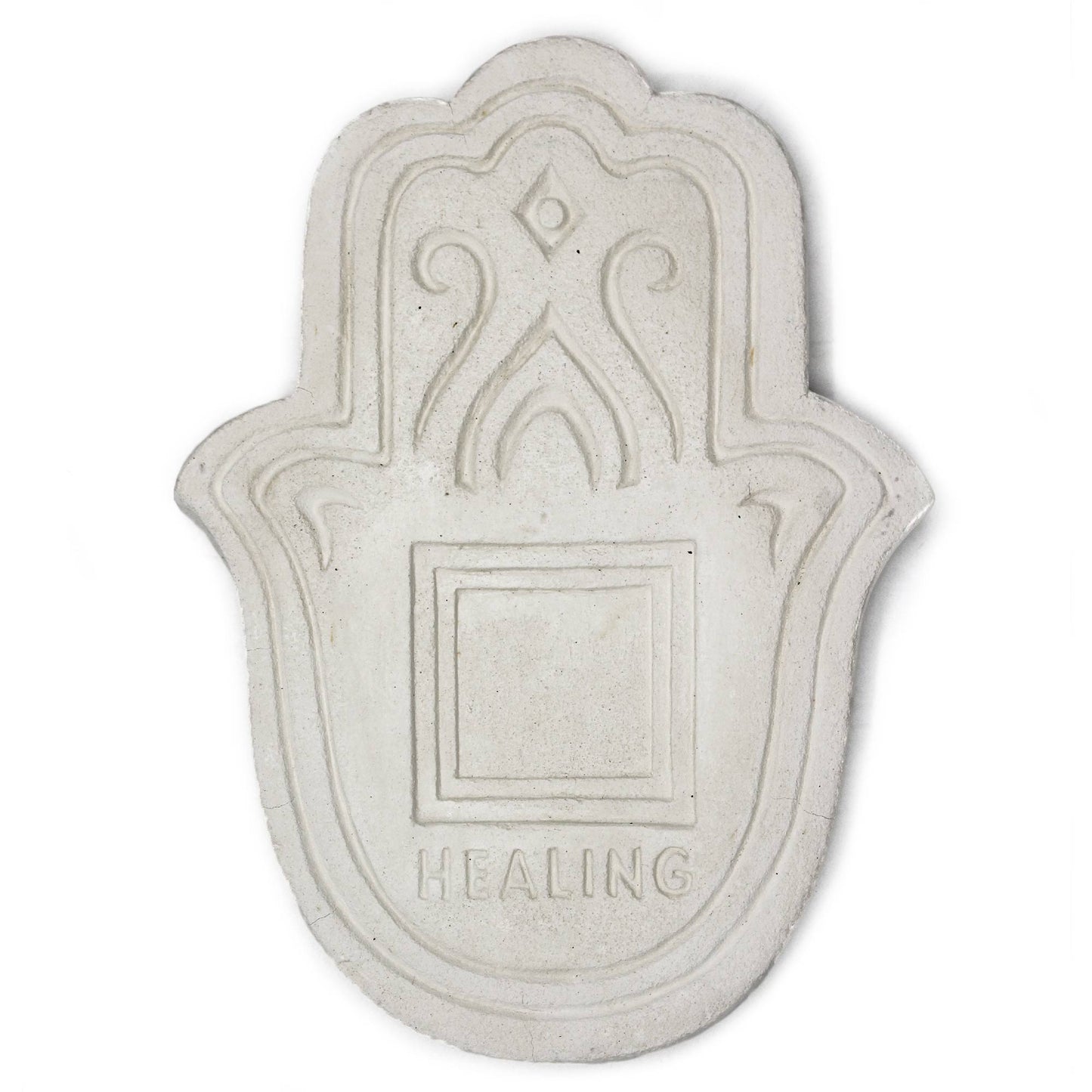 Healling Incense Plate - White Stone