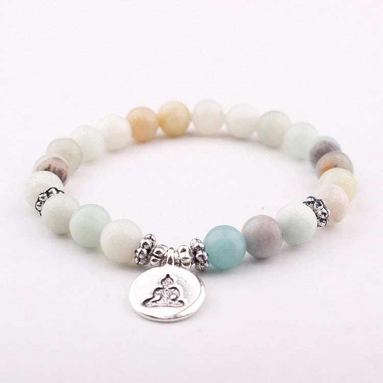 Amazonite Namaste Bracelet