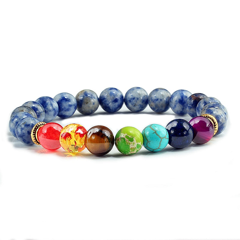 7 Chakra Stone Bracelet