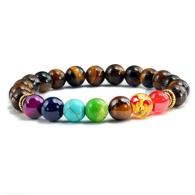 7 Chakra Stone Bracelet