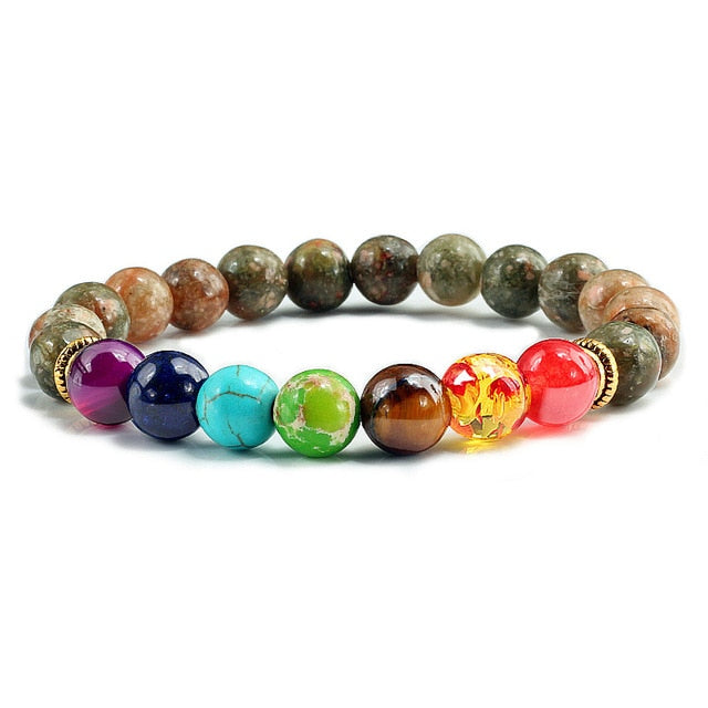 7 Chakra Stone Bracelet