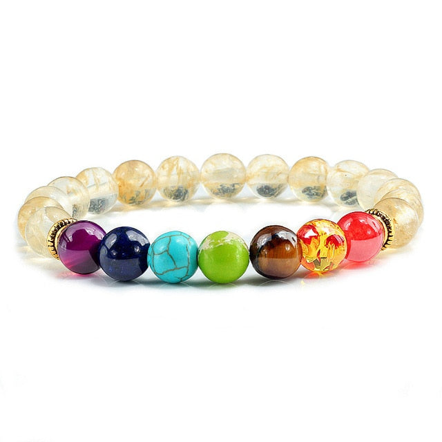 7 Chakra Stone Bracelet