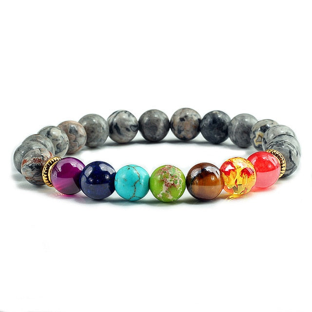 7 Chakra Stone Bracelet