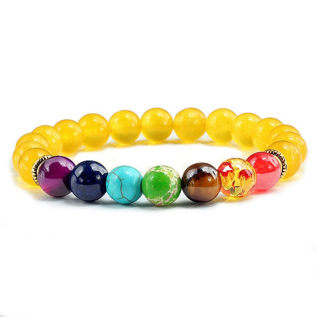 7 Chakra Stone Bracelet