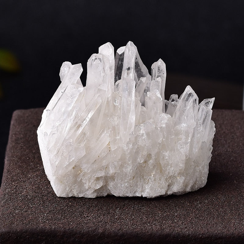 Natural Clear Quartz Cluster