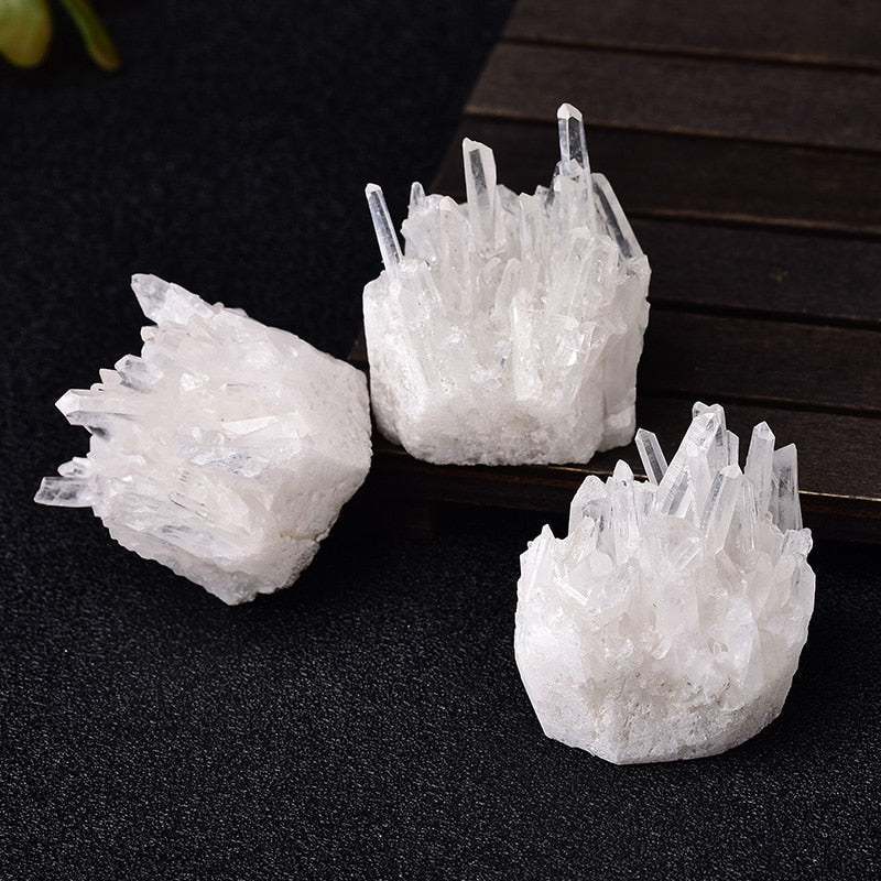 Natural Clear Quartz Cluster