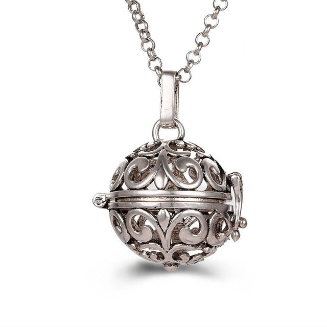Belly Bell & Essential Oil Diffuser Bola Locket Necklace