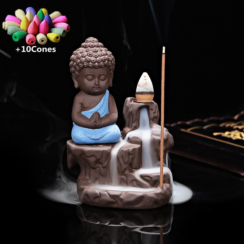 Little Monk Backflow Incense Burner