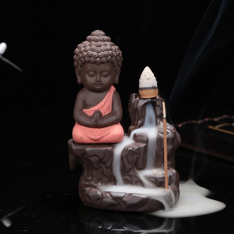 Little Monk Backflow Incense Burner