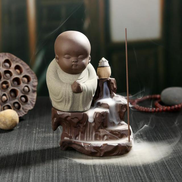 Little Monk Backflow Incense Burner