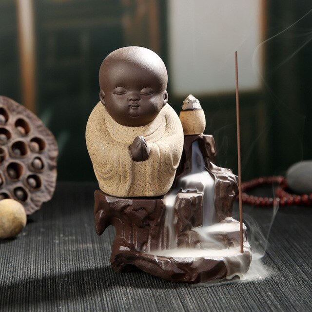 Little Monk Backflow Incense Burner