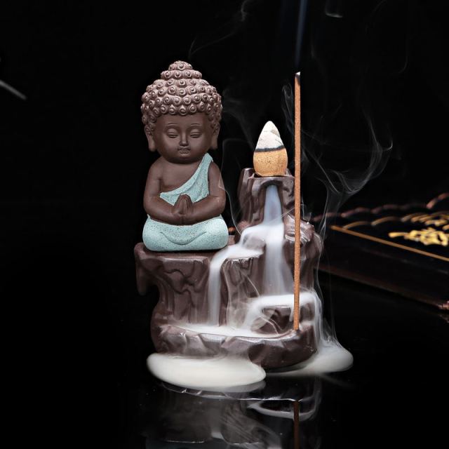 Little Monk Backflow Incense Burner