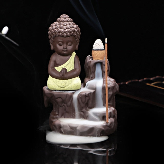 Little Monk Backflow Incense Burner