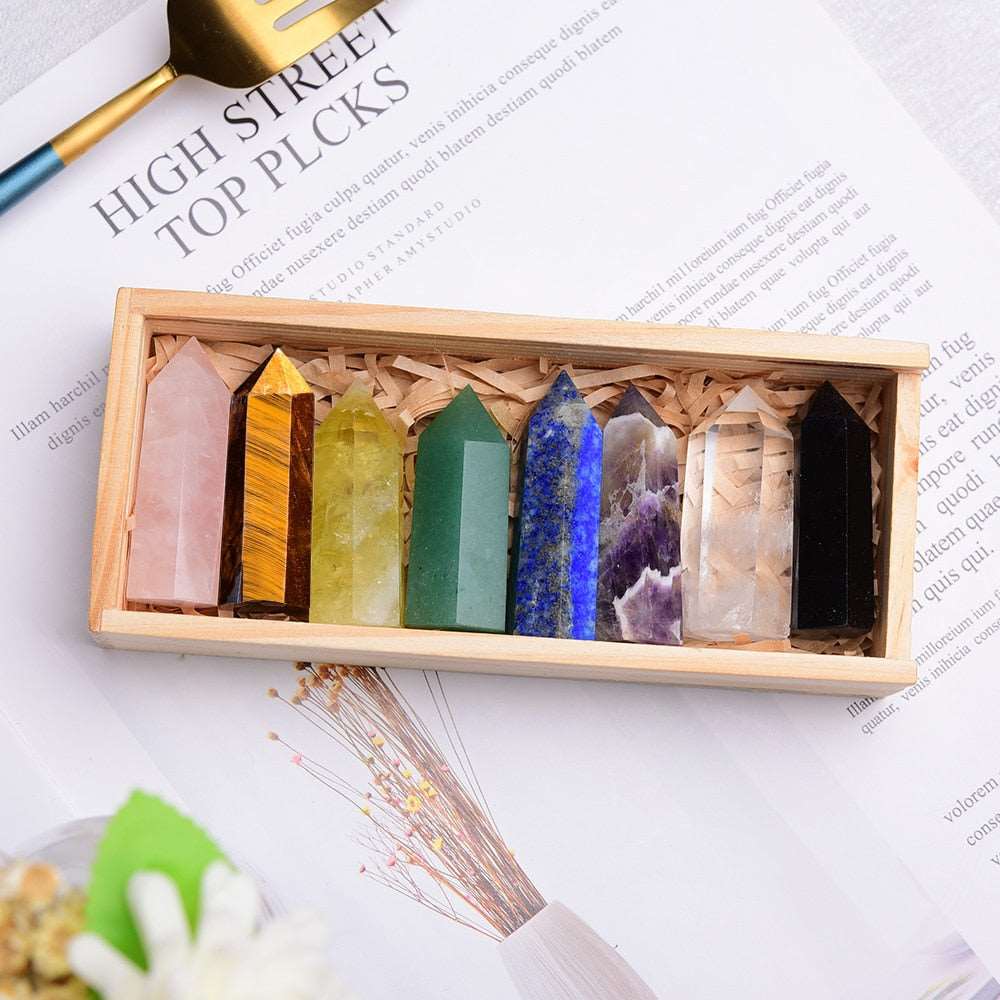 Crystal Point Healing Wand Set