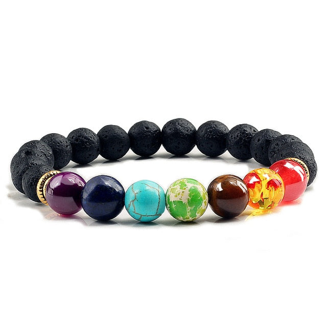 7 Chakra Stone Bracelet