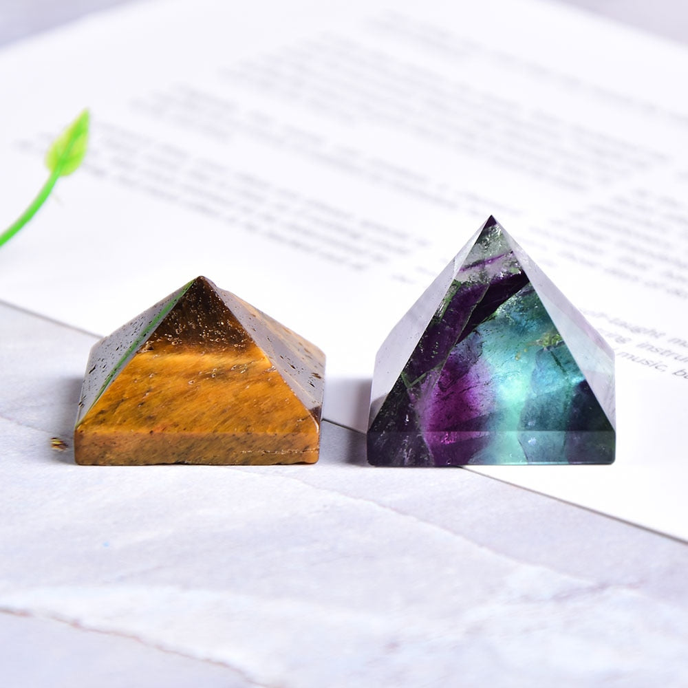 Pyramid Crystal Healing Stone