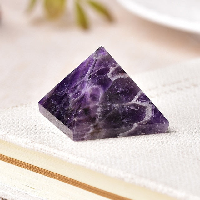 Pyramid Crystal Healing Stone